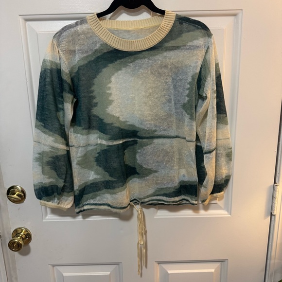 Missoni Sweaters - Missoni Sheer  Knit Long Sleeves Sweater Linen Cotton Size 40 or US Size 4
